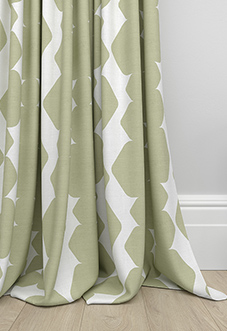 Construct, Grass Green - Made to Measure Curtains